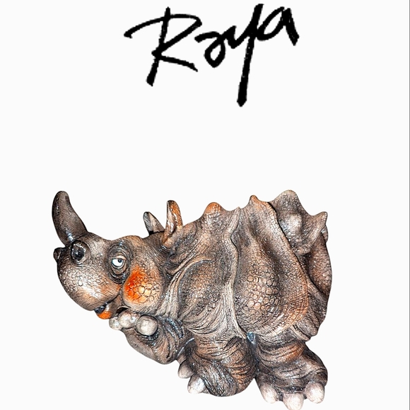 Vintage Beasties of the Kingdoms Sculpture by John Raya 1986 Signed By Artist